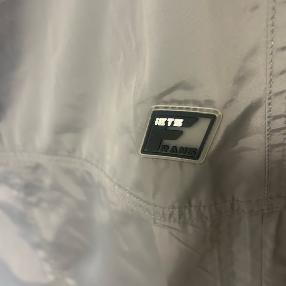 iets frans Y2K inspired rave silver shimmer skirt S - Picture 6 of 11